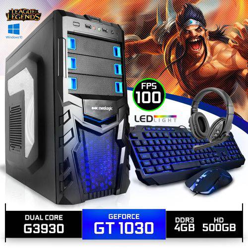PC Gamer Neologic Nli80352 Intel G3930 4GB (GeForce GT 1030 2GB) 500GB - Win 10