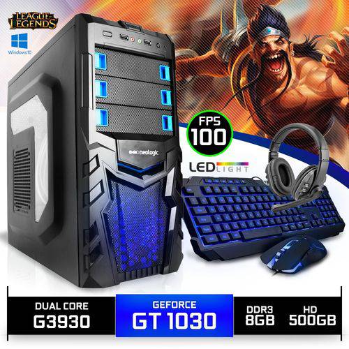 PC Gamer Neologic Nli80360 Intel G3930 8GB (GeForce GT 1030 2GB) 500GB - Win 10