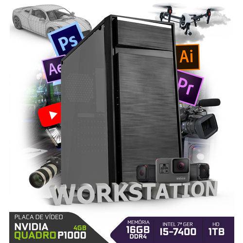 PC Neologic Workstation NLI80403 Intel I5-7400 16GB Ram (Nvidia Quadro P1000) 1TB