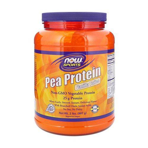 Pea Protein Vanilla - Proteína de Ervilha Vanilla 907g - Now