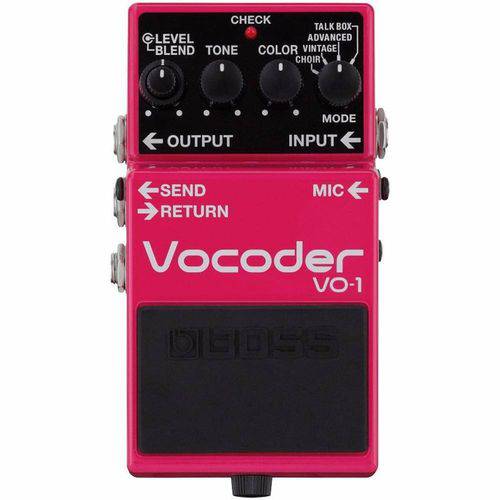 Pedal Boss Vo-1 Vocoder Voz Processador Vocal Guitarra Vo1