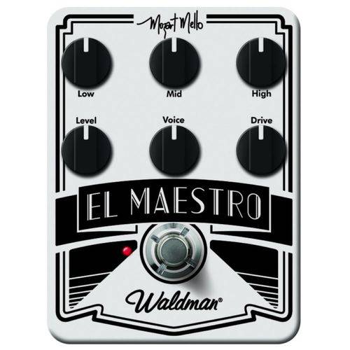 Pedal de Distorção Waldman MM-6FX Mozart Mello Signature para Guitarra