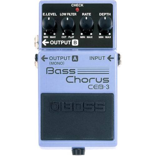 Pedal de Efeito Boss CEB3 Bass Chorus para Contra Baixo