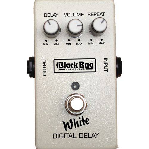 Pedal de Efeito para Guitarra Black Bug TWD White Delay