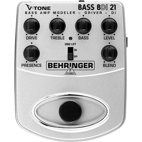 Pedal de Efeito V-Tone Bass Amp Modeler BDI-21 Behringer