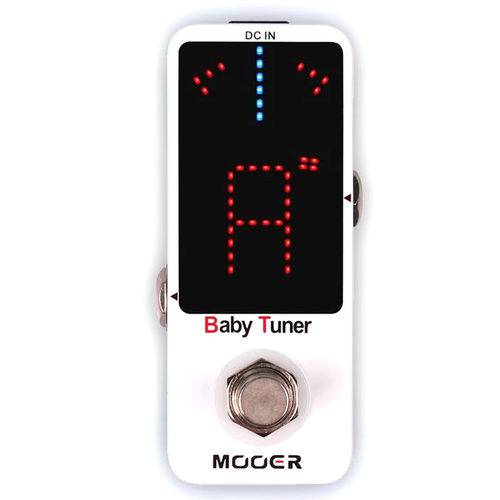 Pedal de Guitarra Mooer Afinador Eletrônico Baby Tuner