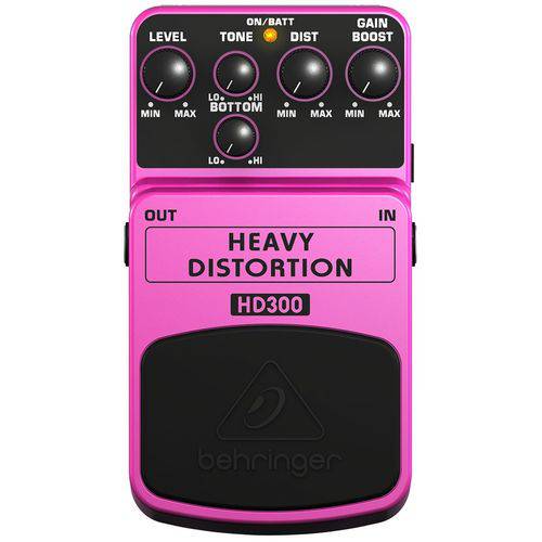 Pedal Distortion P/ Guitarra - HD 300 Behringer