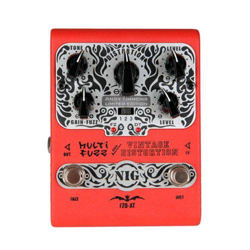 Pedal Nig Multi Fuzz e Vintage Distortion Signature Andy Timmons - Fzd At