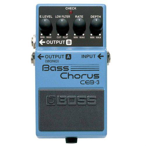 Pedal para Contra Baixo Bass Chorus Ceb3 - Boss