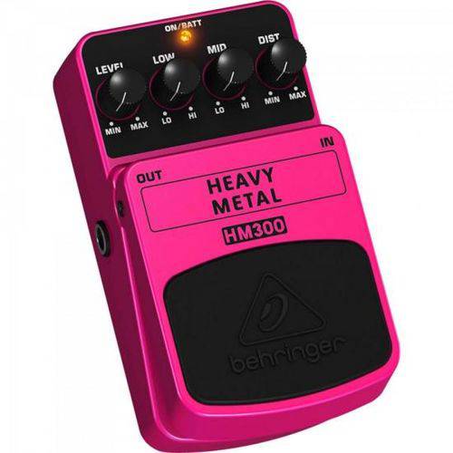 Pedal para Guitarra Heavy Metal Hm300 Behringer