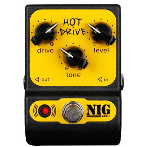 Pedal para Guitarra Nig Hot Drive Phd