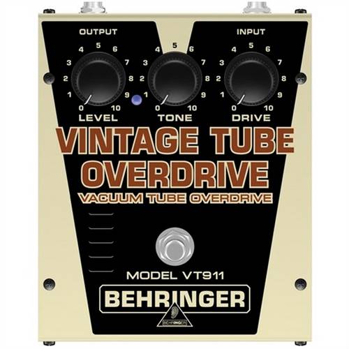 Pedal para Guitarra Vintage Tube Overdrive Vt911 Behringer