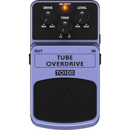Pedal Tube Overdrive - Drive Valvulado To100 - Behringer
