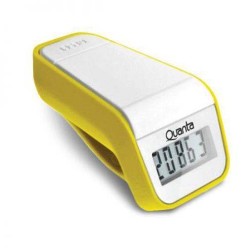 Pedômetro Digital Quanta Qtpod100 - Amarelo