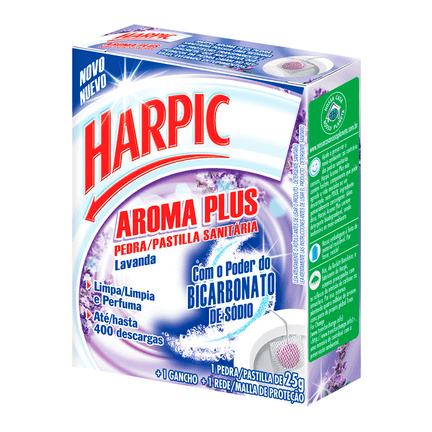 Pedra Sanitária Harpic Aromaplus - 25G