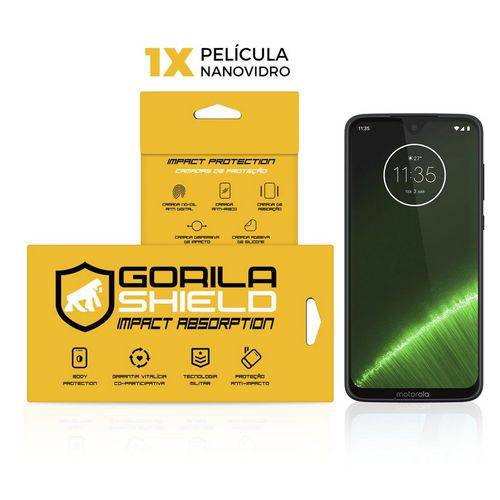 Película de Nano Vidro para Motorola Moto G7 Plus- Gorila Shield