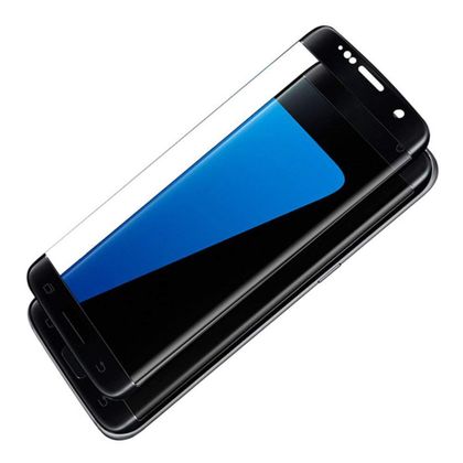 Pelicula de Vidro Curvada com Borda Preta Samsung S7 Edge
