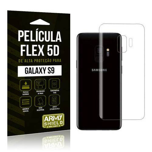 Película Flex 5D Traseira Samsung Galaxy S9 - Armyshield