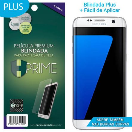 Película Hprime Curves Plus para Samsung Galaxy S7 Edge - Cobre Parte Curva da Tela