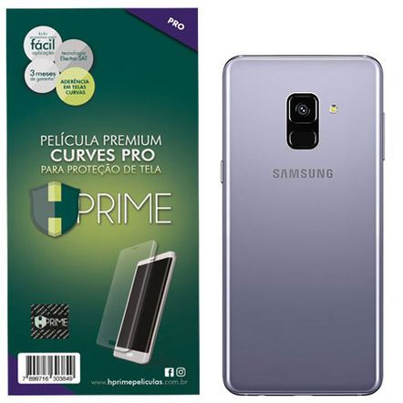 Película Hprime Curves Pro - Verso - para Samsung Galaxy A8 2018
