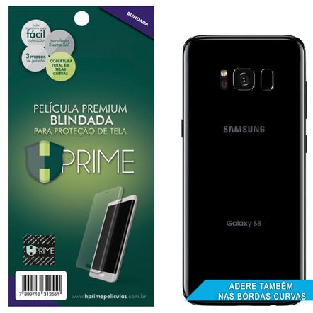 Película Hprime Curves - Verso - para Samsung Galaxy S8 - 5.8"