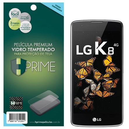 Película Hprime de Vidro Temperado para LG K8