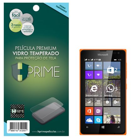 Película Hprime de Vidro Temperado para Microsoft Lumia 435 / Lumia 532