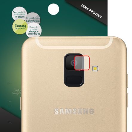 Película Hprime LensProtect para Samsung Galaxy A6 2018