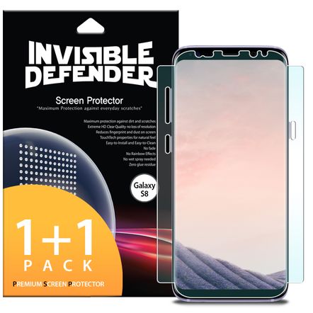 Película Rearth Ringke Invisible Defender IdFull - Pack 2x - para Samsung Galaxy S8