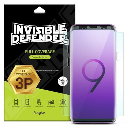 Película Rearth Ringke Invisible Defender IdFull - Pack 3x - para Samsung Galaxy S9 Plus