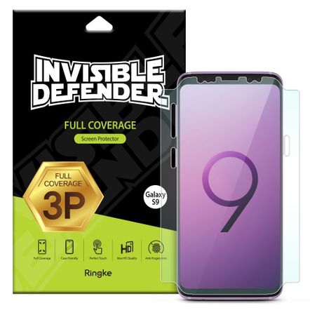Película Rearth Ringke Invisible Defender IdFull - Pack 3x - para Samsung Galaxy S9