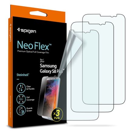 Película Spigen Neoflex - Combo 3x Frontais - para Samsung Galaxy S8 Plus