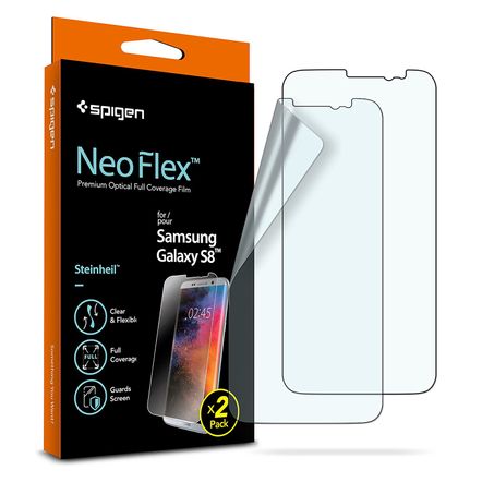 Película Spigen Neoflex HD - Combo 2x Frontais - para Samsung Galaxy S8