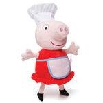 Pelúcia 30 Cm - Peppa Pig - Chef Peppa - Estrela