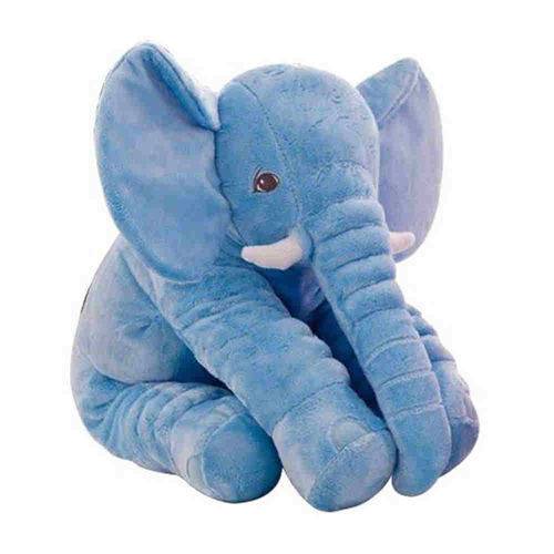 Pelucia Almofada Elefante Gigante Azul Buba
