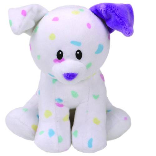 Pelúcia Baby Ty Animais - Cachorro Branco Sprinkles