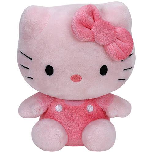Pelúcia Beanie Babies Hello Kitty Pink - DTC