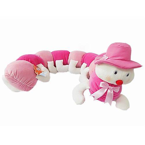 Pelúcia Centopéia GG Pink Rosa - Anjos Baby