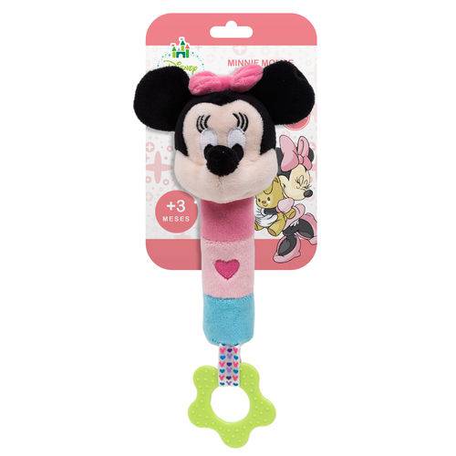 Pelúcia de Atividades - Disney - Minnie Mouse com Buzininha - Buba