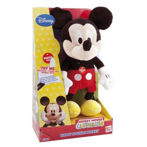 Pelúcia Disney Happy Sounds Mickey - Multikids