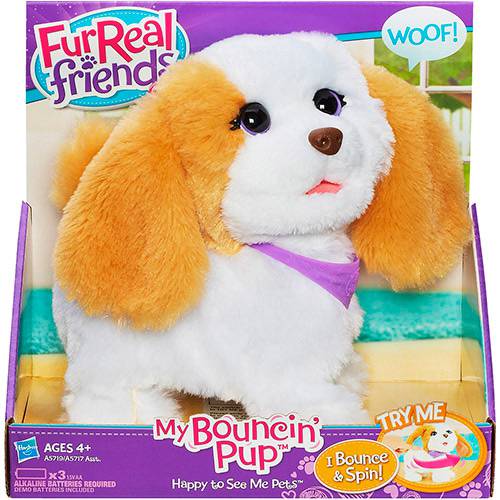 Pelúcia Interativa Furreal Meu Pet Feliz Pup - Hasbro