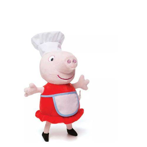 Pelúcia Peppa Pig Chef 38 Cm - Estrela