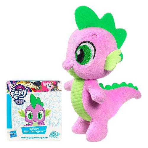 Pelúcia Pequena - 12 Cm - My Little Pony - Friendship Is Magic - Spike Dragon - Hasbro