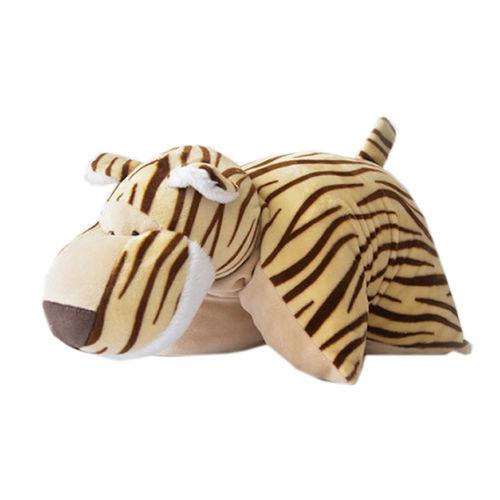 Pelúcia Travesseiro Tigre Primeiro Puppet Zip Toys