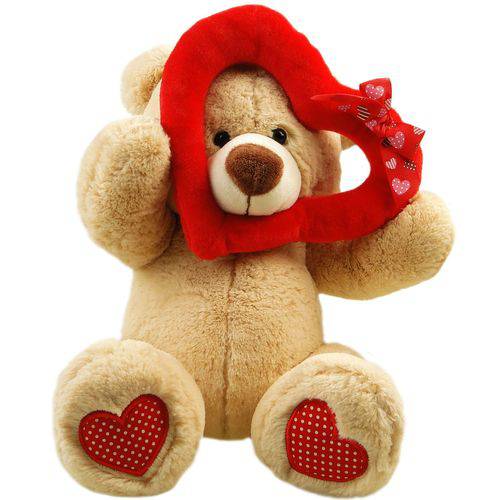 Pelúcia Urso Retrato do Amor - Buba Toys