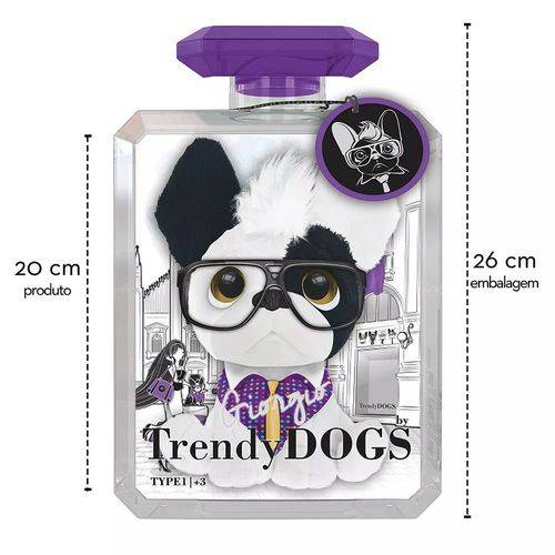 Pelúcias Perfumadas Trendy Dogs Giorgio 20 Cm