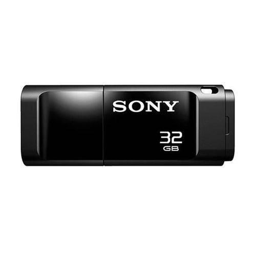 Pen Drive de 32gb Sony Microvault Usm32x/b Usb 3.0 de 110mb/s - Preto
