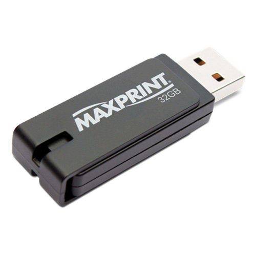 Pen Drive 32 Gb Preto Maxprint