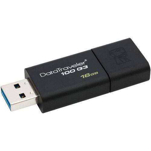 Pen Drive Kingston Datatraveler USB 3.0 16gb - Dt100g3/16gb