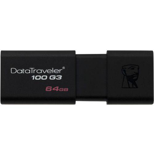Pen Drive Kingston Datatraveler USB 3.0 64gb - Dt100g3/64gb